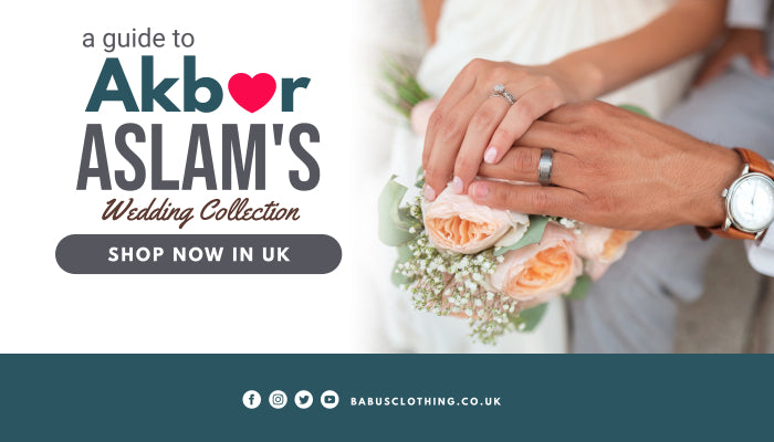 Akbar Aslam’s Stunning Wedding Collection in UK by Babus Clothing