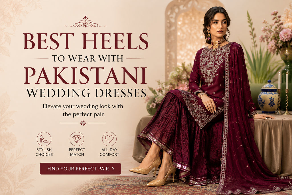 Best Heels to Wear with Pakistani Wedding Dresses