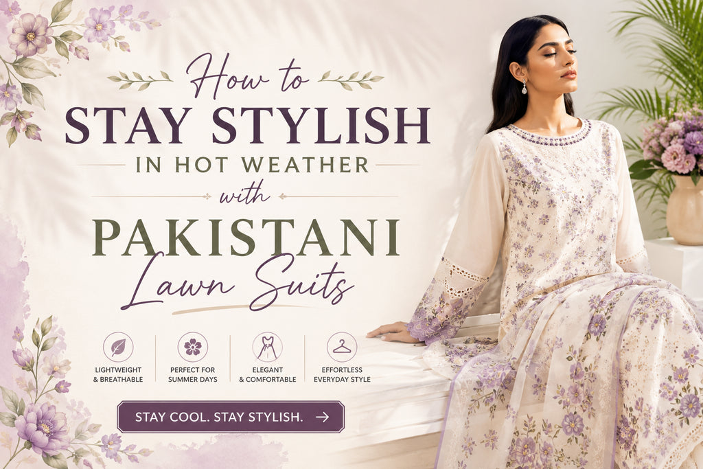 How to Stay Stylish in Hot Weather with Pakistani Lawn Suits