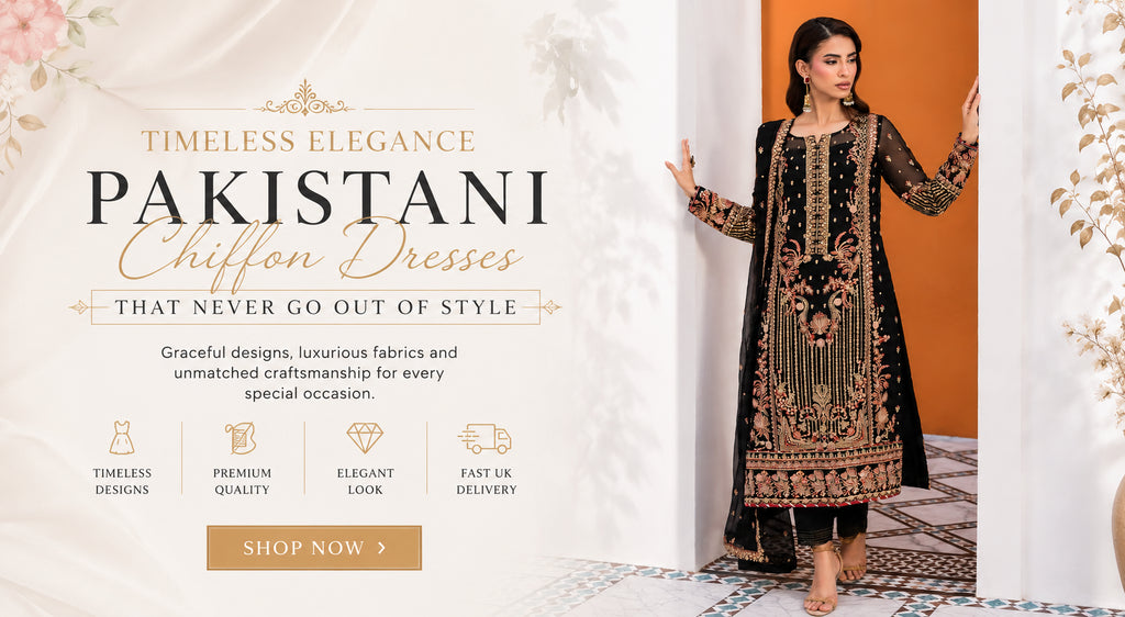 Pakistani Chiffon Dresses That Never Go Out of Style