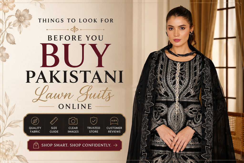 Things to Look for Before Buying a Pakistani Lawn Suit Online