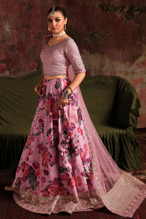 Charizma Embroidered Raw Silk 3PC Suit CMA-5-03