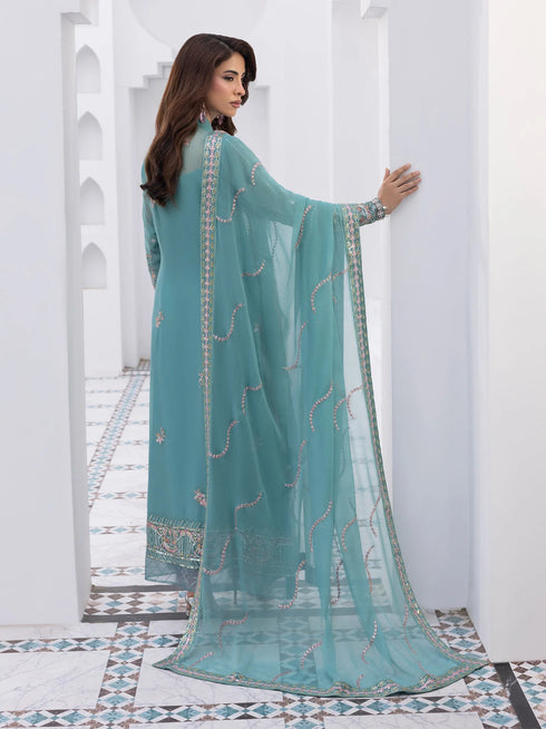 Gulaal Embroidered Chiffon Suit Desir