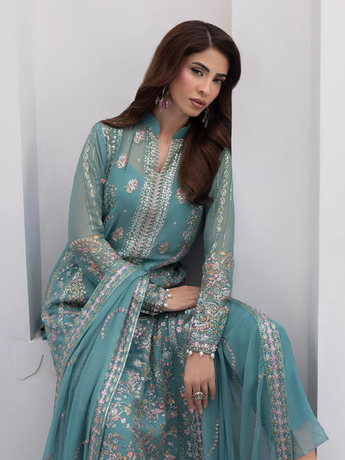 Gulaal Embroidered Chiffon Suit Desir