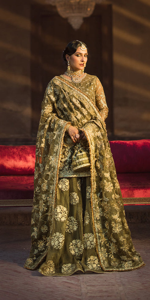 Organza 3 Piece Suit MALIKA JAN