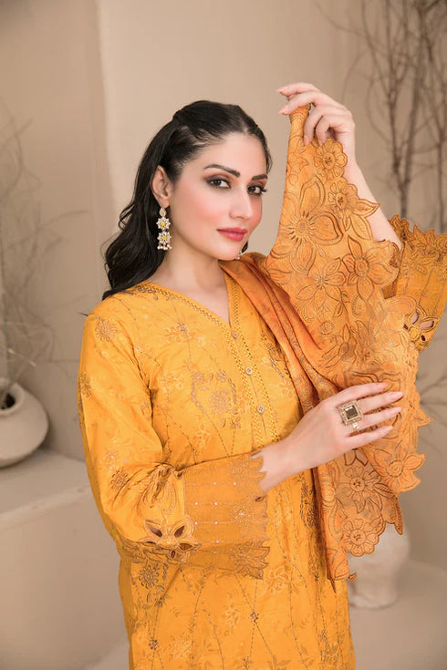 Tawakkal Embroidered Lawn Suit D-3181