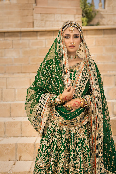 Embroidered Raw Silk 3 Piece PAKEEZAH