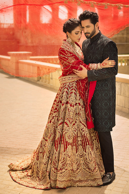 Embroidered Net 3 Piece LAILA