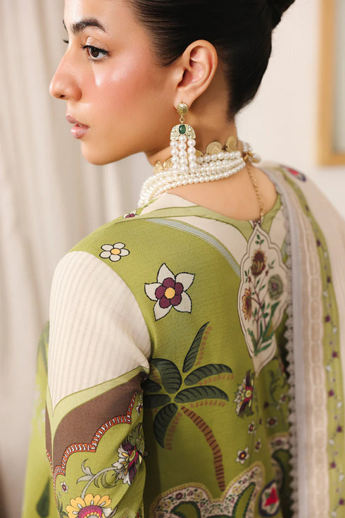 Qalmkar Jacquard Digital Printed Suit QW-07 (B) TAHLIA