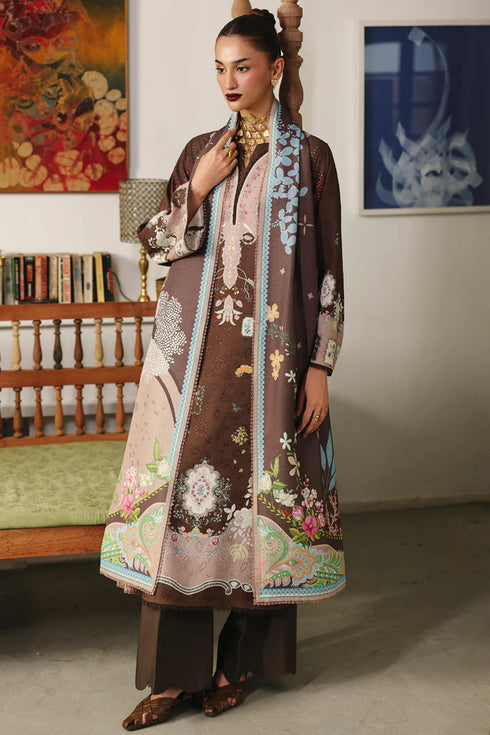 Qalmkar Jacquard Digital Printed Suit QW-09 (B) RABELLA