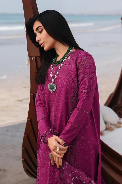 Qalamkar Chikankari Embroidered Suit SA-01 ZARA