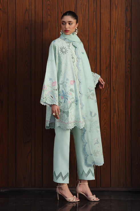 Qalamkar Embroidered Lawn Suit QKL-07 LEYA