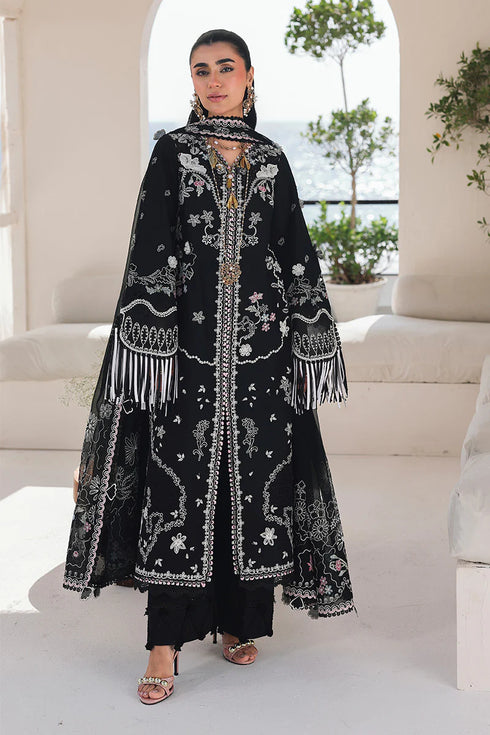 Qalamkar Chikankari Embroidered Suit SA-02 LIANA