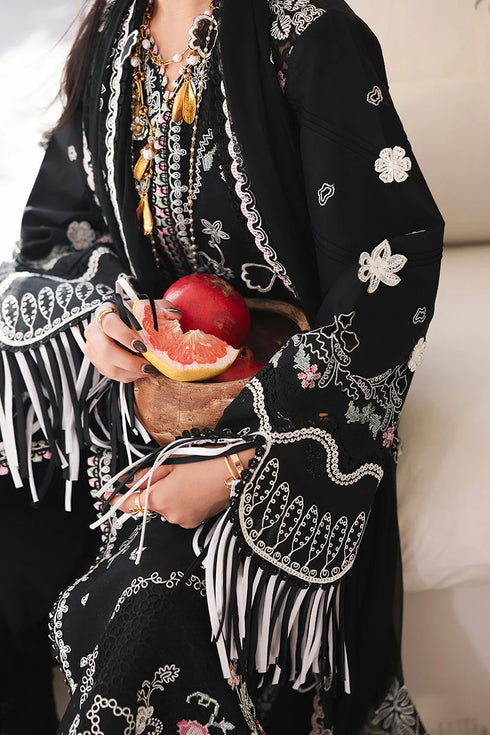 Qalamkar Chikankari Embroidered Suit SA-02 LIANA