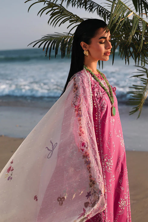 Qalamkar Chikankari Embroidered Suit SA-13 TARA