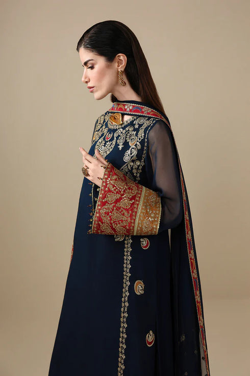 Jazmin Embroidered Chiffon Suit UC-3119