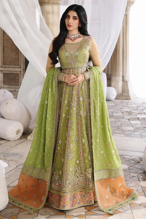 Qalamkar Embroidered Net Suit RH-03 GULNARA