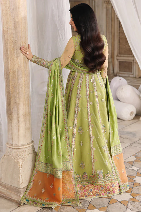 Qalamkar Embroidered Net Suit RH-03 GULNARA