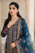 Qalamkar Embroidered Raw Silk Suit RH-02 NEELAM