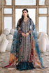 Qalamkar Embroidered Raw Silk Suit RH-02 NEELAM