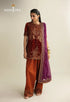 Asim Jofa Embroidered Velvet Suit AJULM-08