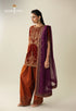 Asim Jofa Embroidered Velvet Suit AJULM-08