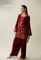 Asim Jofa Embroidered Velvet Suit AJULM-05