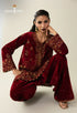 Asim Jofa Embroidered Velvet Suit AJULM-05