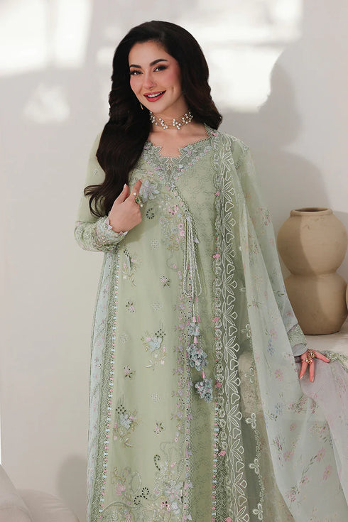 Qalamkar Chikankari Embroidered Suit SA-12 JIYA