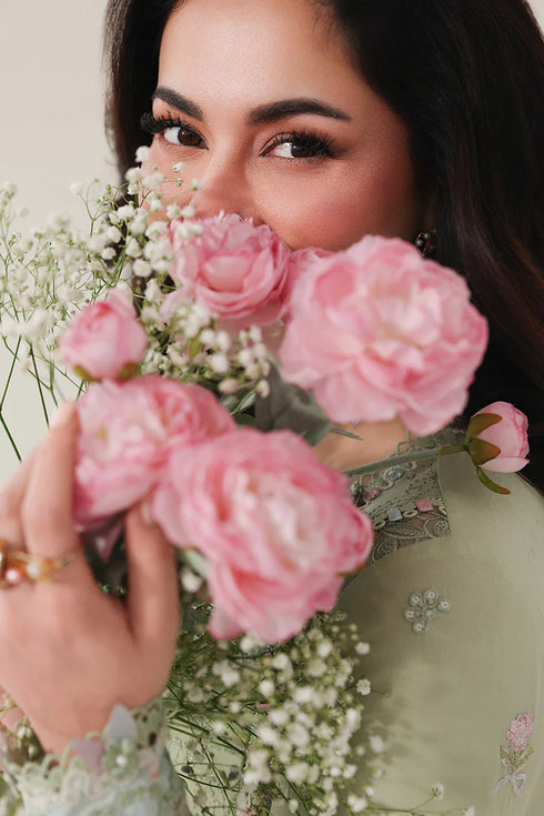 Qalamkar Chikankari Embroidered Suit SA-12 JIYA