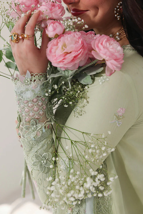 Qalamkar Chikankari Embroidered Suit SA-12 JIYA