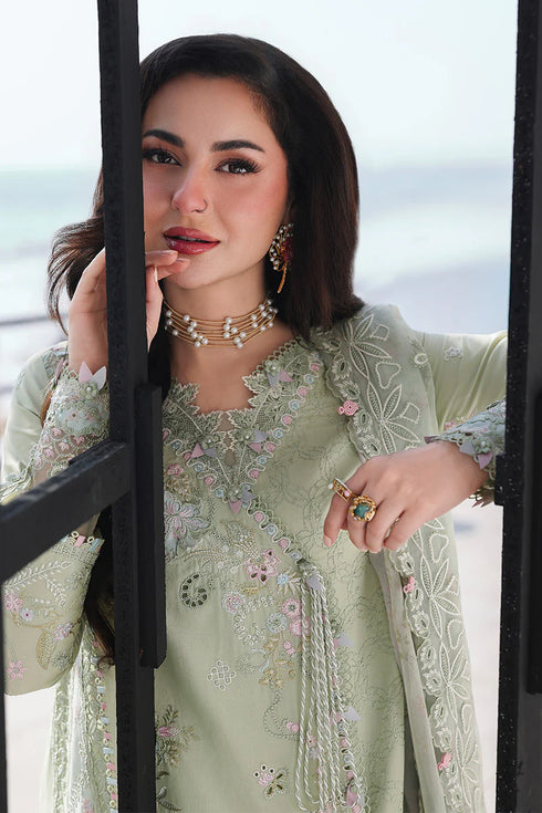 Qalamkar Chikankari Embroidered Suit SA-12 JIYA