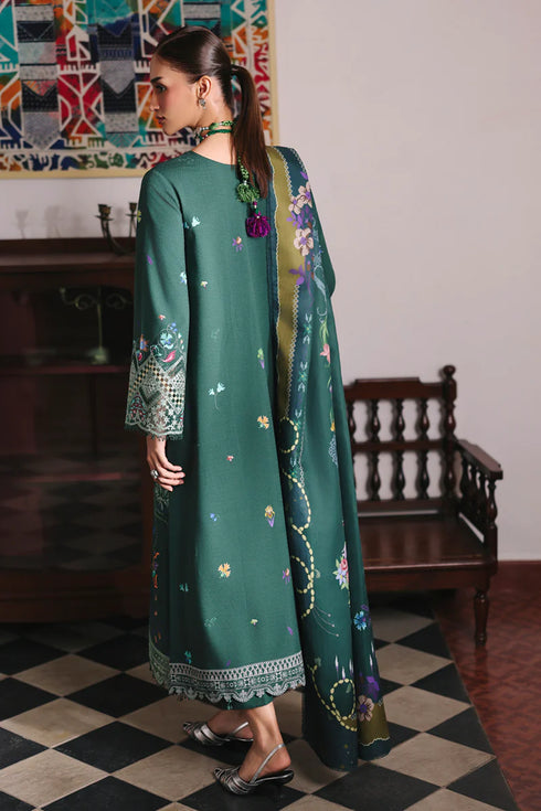 Qalmkar Jacquard Digital Printed Suit QW-06 (A) KARLA