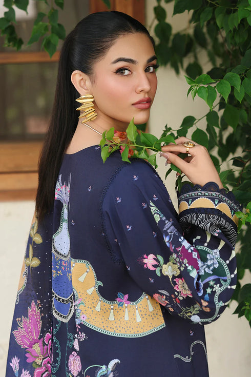 Qalmkar Jacquard Digital Printed Suit QW-04 (A) ALLAN