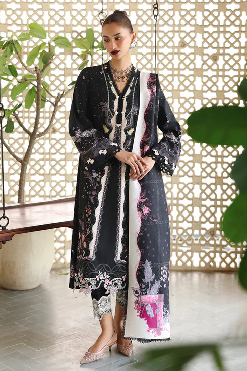 Qalmkar Jacquard Digital Printed Suit QW-01 (A) TYANA