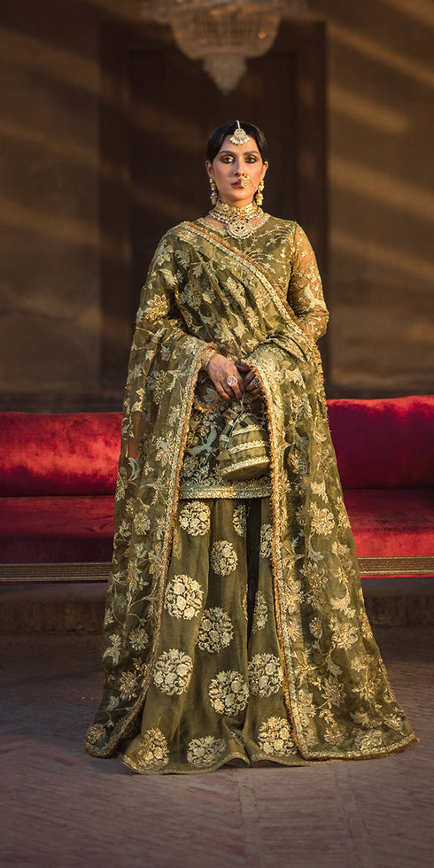 Organza 3 Piece Suit MALIKA JAN