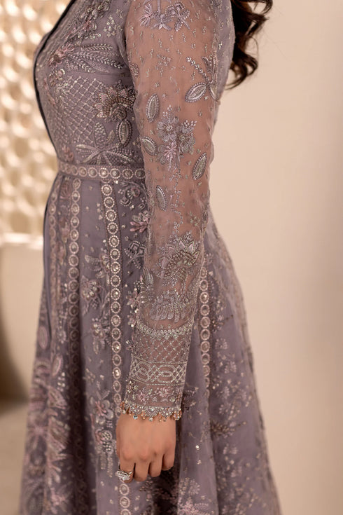 Flossie Embroidered Organza Suit DA-09