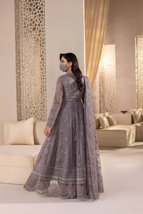 Flossie Embroidered Organza Suit DA-09