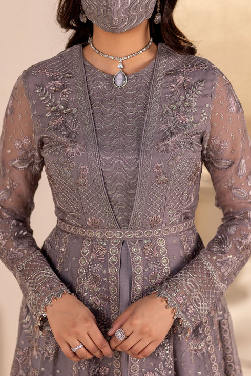 Flossie Embroidered Organza Suit DA-09
