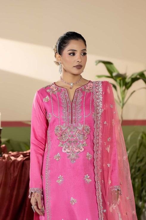 Maryams Embroidered Silk Suit Gul-E-Rang-HRI-8592