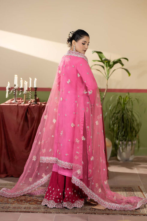 Maryams Embroidered Silk Suit Gul-E-Rang-HRI-8592