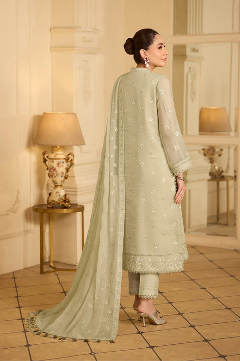Alizeh Embroidered Chiffon Suit AF-CH-2250-Spade
