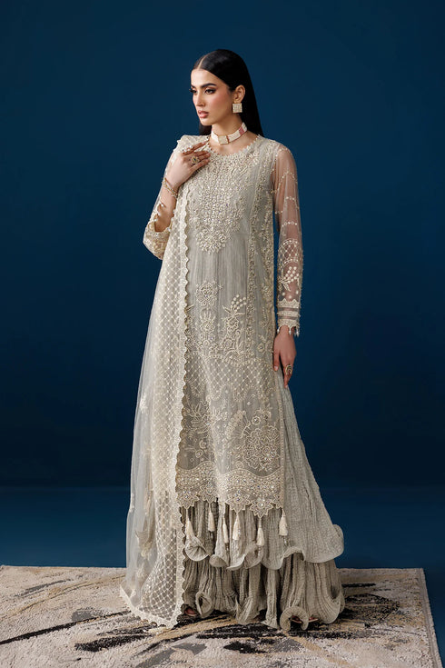 Alizeh Embroidered Net Suit AF-NHM-4056-Velor