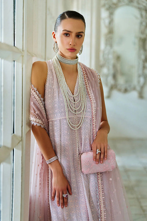 Sobia Nazir Embroidered Luxury Lawn suit Design 1B