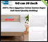 100% Cotton 800 Thread Count Extra Deep Fitted Sheets - 40cm - White