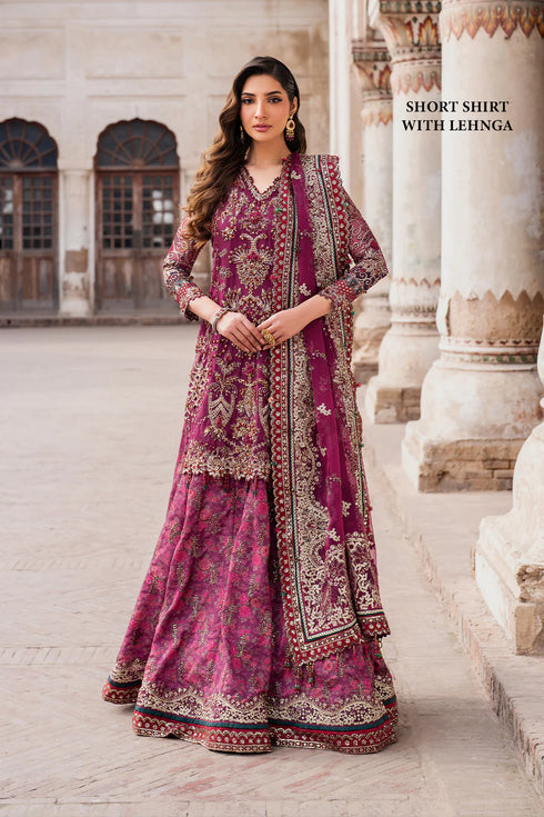 Iznik Embroidered Chiffon 3 Piece Suit ILC-04