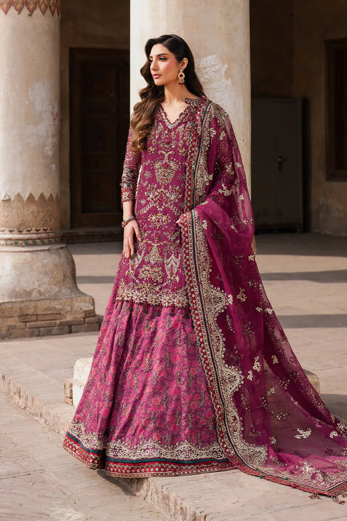 Iznik Embroidered Chiffon 3 Piece Suit ILC-04