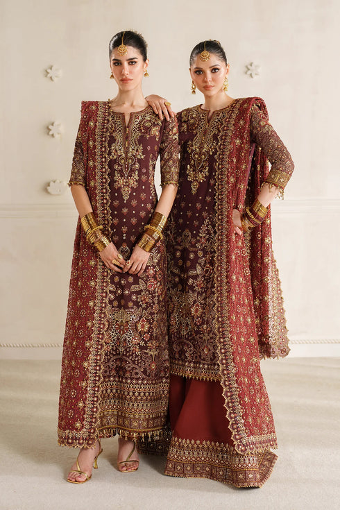 Baroque Embroidered Chiffon Suit CH14-07