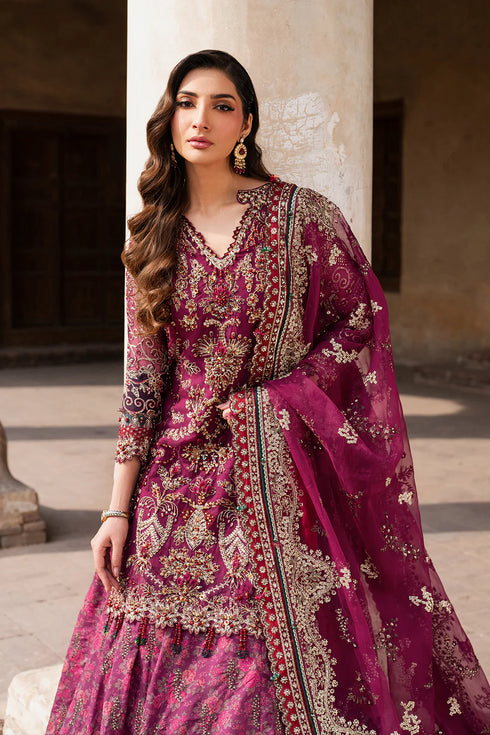 Iznik Embroidered Chiffon 3 Piece Suit ILC-04