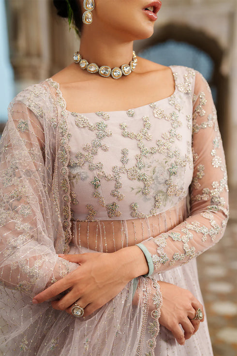 Iznik Embroidered Net Suit UE-552